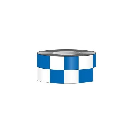 Accuform MARKING TAPE CHECKERBOARD PATTERN 2 in PTM773BUWT PTM773BUWT